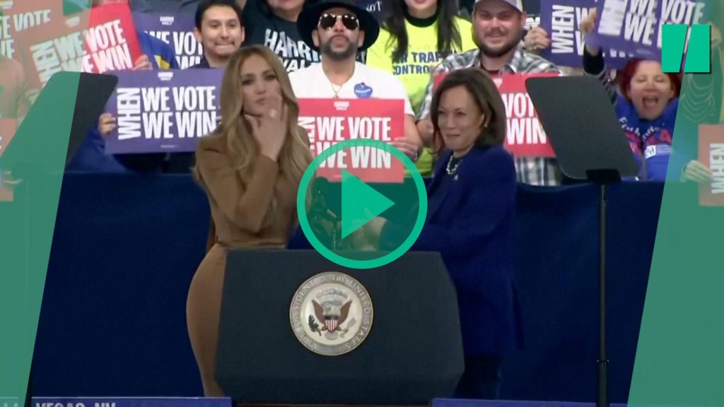 Jennifer Lopez était aux côtés de Kamala Harris à Las Vegas