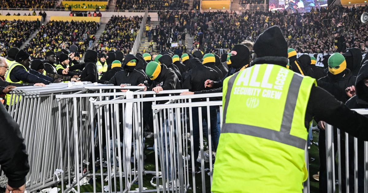 Des supporters en colère tentent d’entrer sur le terrain de la Beaujoire, Nantes-Le Havre interrompu à deux reprises