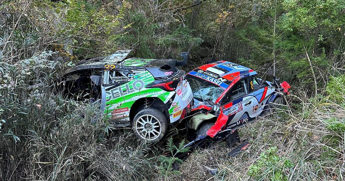 en vidéo, la grosse chute de Tanak qui donne le titre mondial à Neuville au Japon