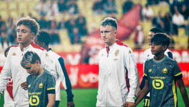 Le groupe de l’AS Monaco pour la réception du SCO d’Angers