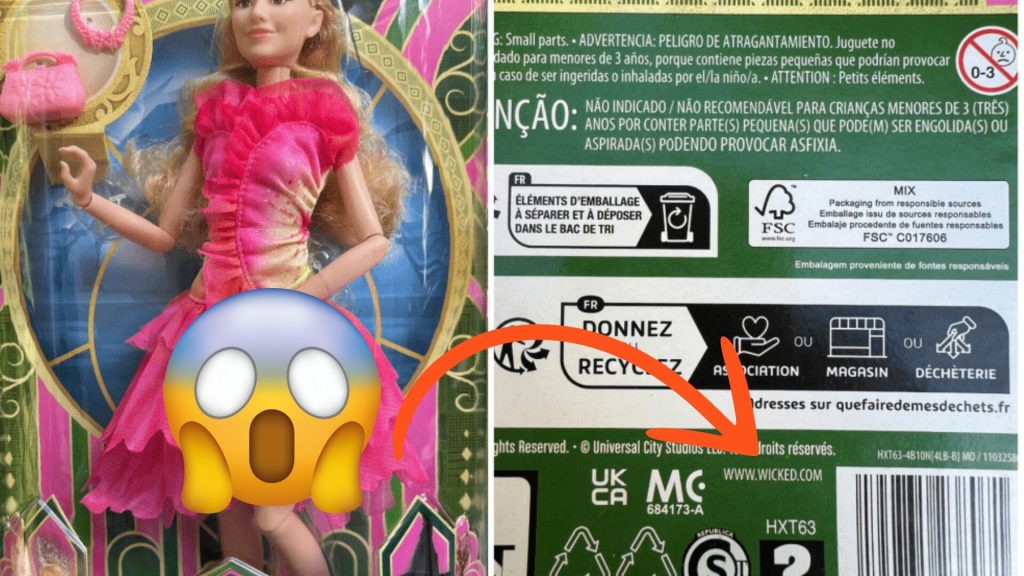 Mattel a inscrit l’adresse d’un site pornographique sur la boîte des poupées Wicked