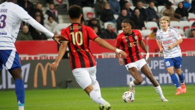 Nice renverse Strasbourg et revient dans le top cinq