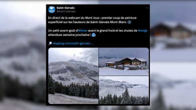 les images impressionnantes des premiers flocons de neige de novembre