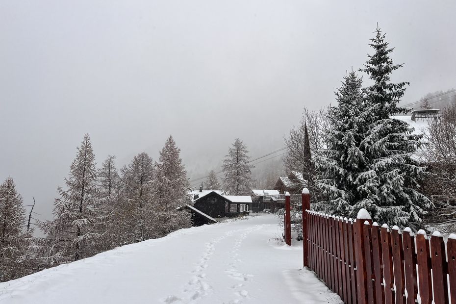 la neige est de retour dans les Alpes-Maritimes