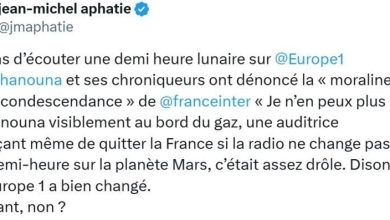 Jean-Michel Aphatie accusé d’antisémitisme après un tweet affirmant que Cyril Hanouna est… « au bord du gaz » – Le journaliste Gauthier Le Bret estime que « ce message est comme celui de Jean-Marie Le Pen et de son crématoire Durafour ». « 