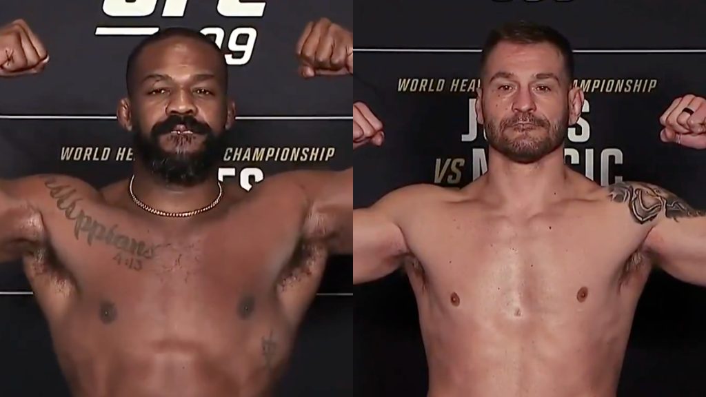 UFC 309 – Jon Jones contre Stipe Miocic : résultats de la pesée