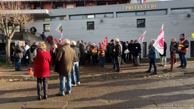 une soixantaine de retraités manifestent à Digne-les-Bains